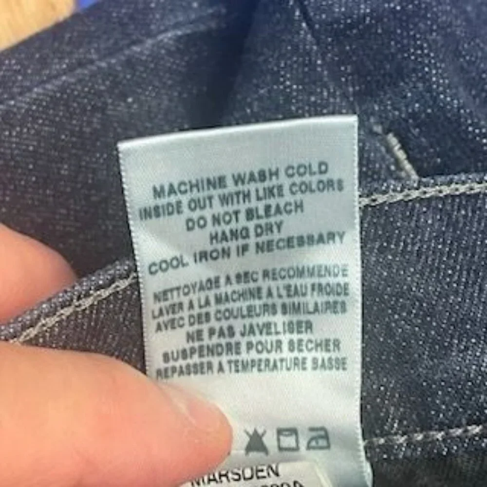 Joe's Brixton Jeans Mens 32‎ x 28 Marsden Blue Mid Rise Dark Wash Straight Leg